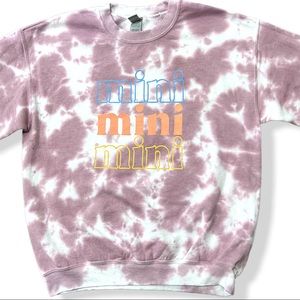 “Mini” graphic sweatshirt